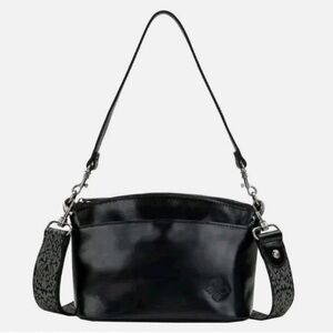 🖤 NWT- Patricia Nash Marcie Leather Crossbody Bag in Black